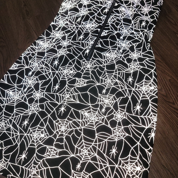 SOLD LOCALLY Dolls Kill spider byte dress club cyber goth rave Halloween L - Picture 2 of 4
